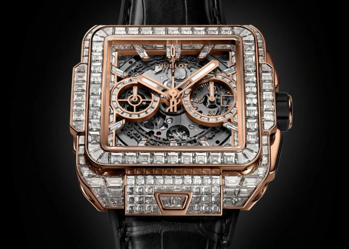 821.OX.9018.LR.9904 Hublot Square Bang