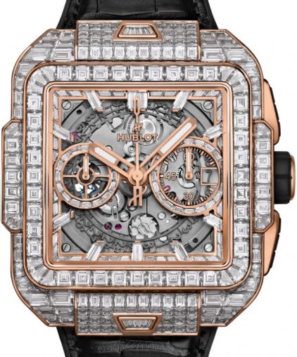 821.OX.9018.LR.9904 Hublot Square Bang