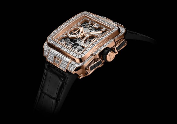 821.OX.9018.LR.9904 Hublot Square Bang