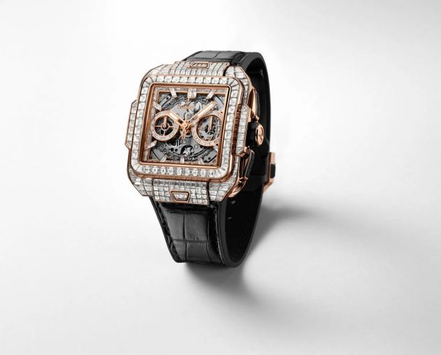 821.OX.9018.LR.9904 Hublot Square Bang