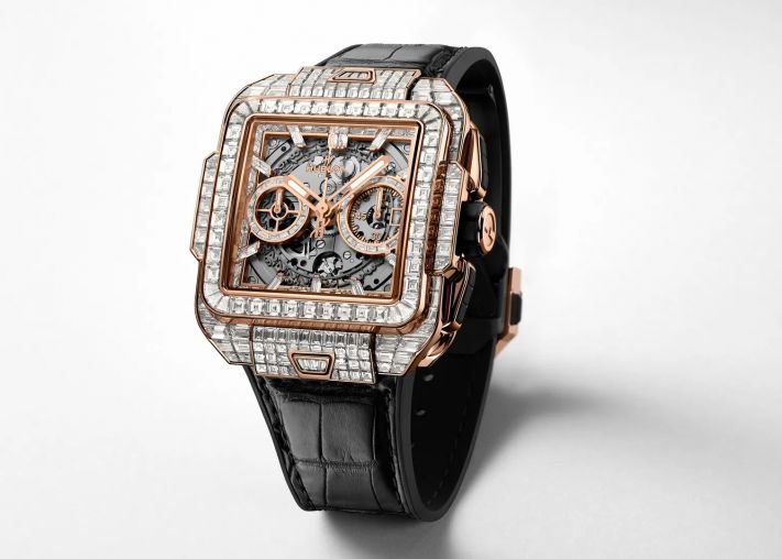 821.OX.9018.LR.9904 Hublot Square Bang