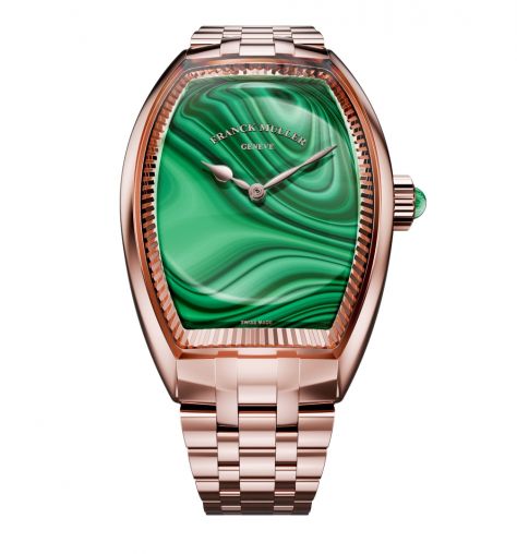 CX 24 QZ MINERAL MALACHITE Franck Muller Cintree Curvex