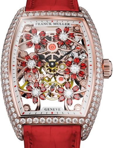 2850 S6 SQT CURVEX CUT FLOWER RU D Franck Muller Cintree Curvex