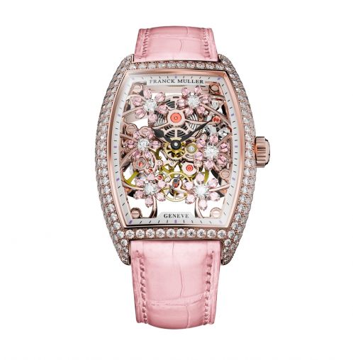 2850 S6 SQT CURVEX CUT FLOWER PK D Franck Muller Cintree Curvex