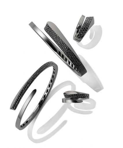 REGULAR BLACK TIE BRACELET 000-4537BK-NS Crivelli  Like