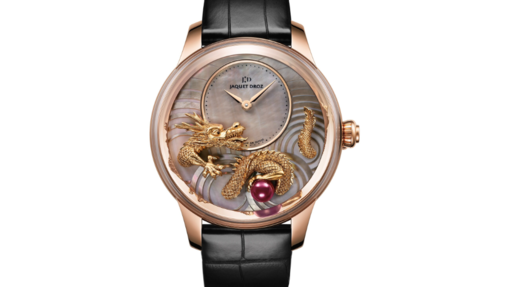 Новая версия от Jaquet Droz роскошный Petite Heure Minute Relief Dragon