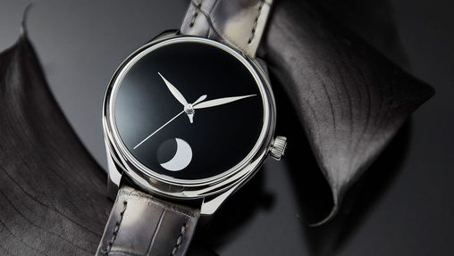 Endeavour Perpetual Moon Concept Vantablack®: самый черный в мире циферблат от H. Moser & Cie