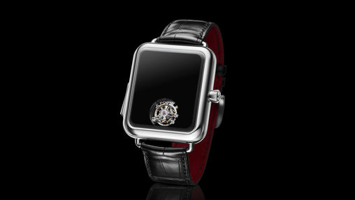 Часы без стрелок: H. Moser & Cie Swiss Alp Concept Black