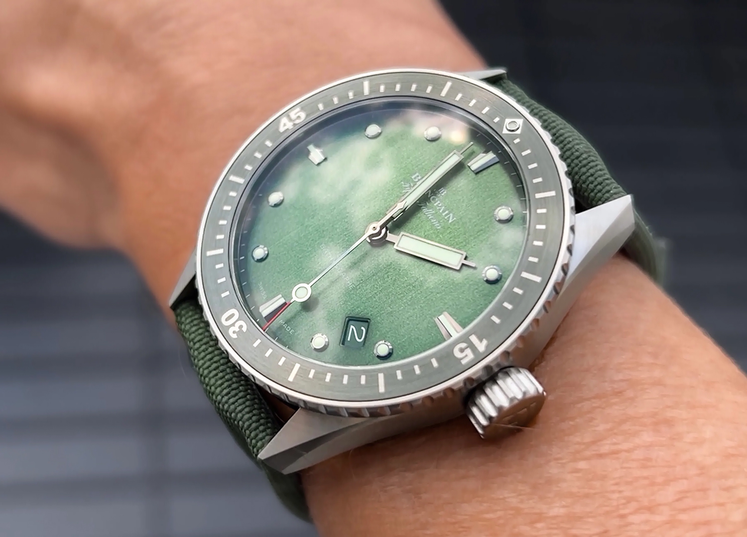 Blancpain Fifty Fathoms Bathyscaphe 5000 1153 H52A Watches Master