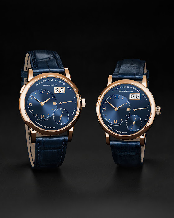 Lange 1 blue dial best sale