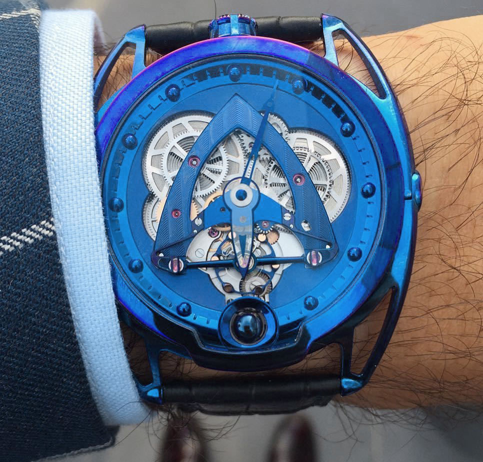 De Bethune DB28 Steel Wheels Blue