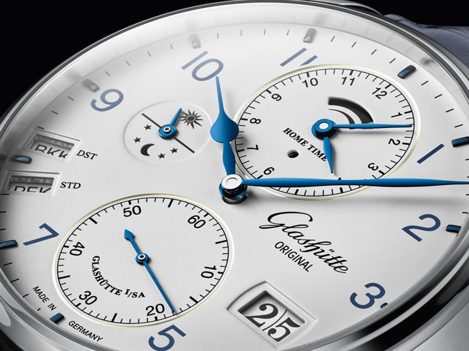 Циферблат Glashütte Original Senator Cosmopolite