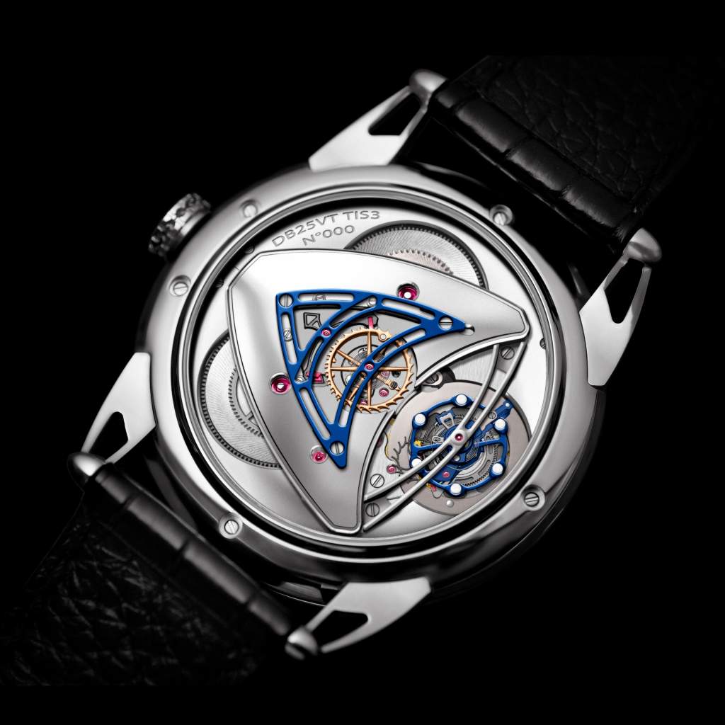 De Bethune DB25 Starry Varius Chronomètre Tourbillon, вид з боку задньої кришки