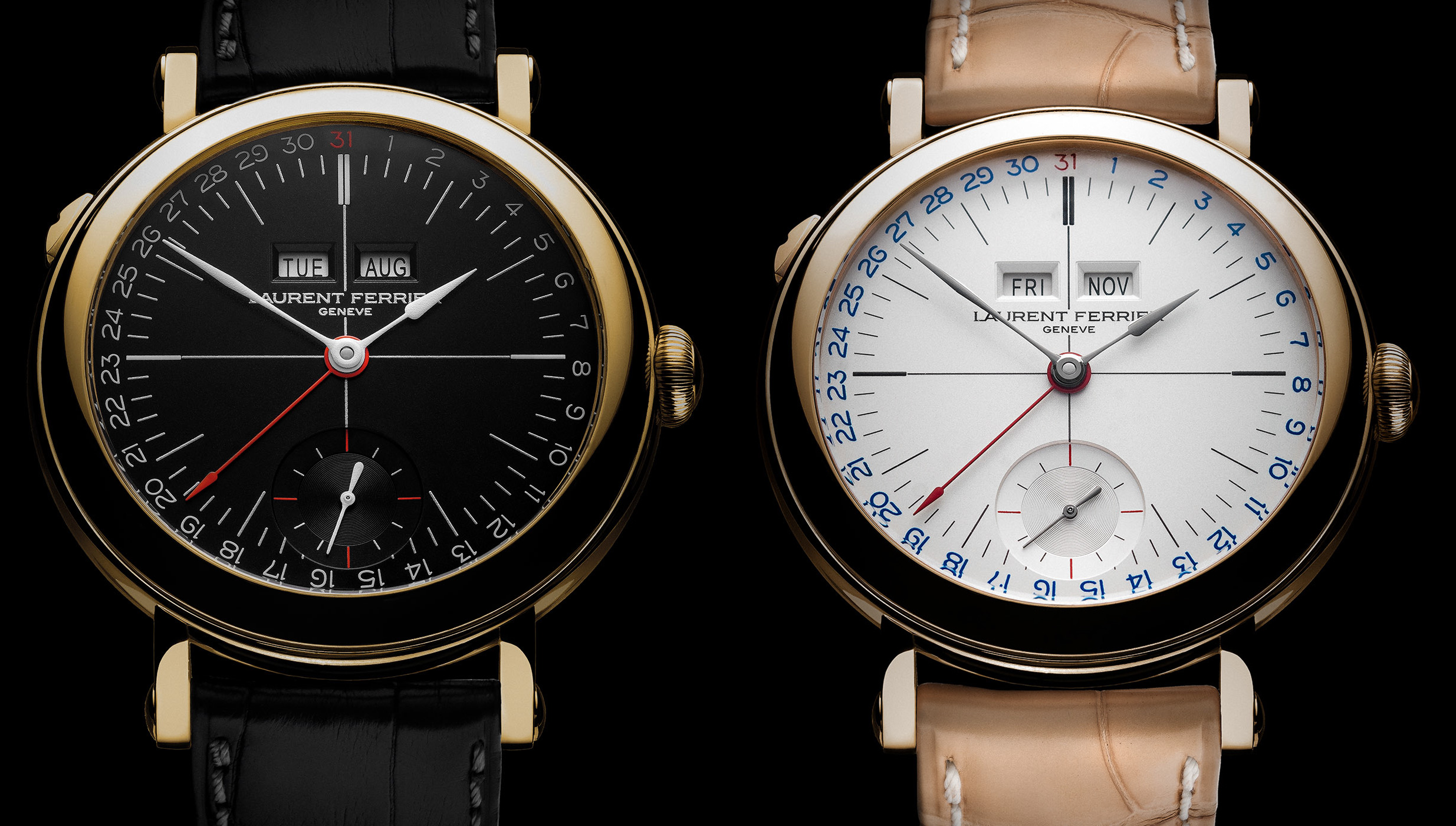 Laurent Ferrier Laurent Ferrier Galet Аннальний календар School Piece Opaline Black & White